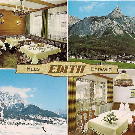 Haus Edith Bed & Breakfast Ehrwald Dış mekan fotoğraf